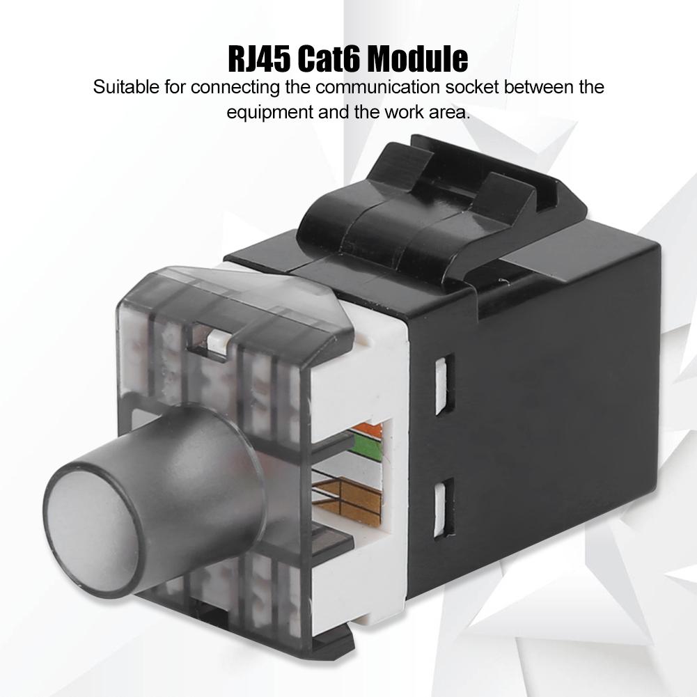 3 шт. RJ45 180-градусный модуль CAT6 UTP Networks информационный разъем адаптер розетки