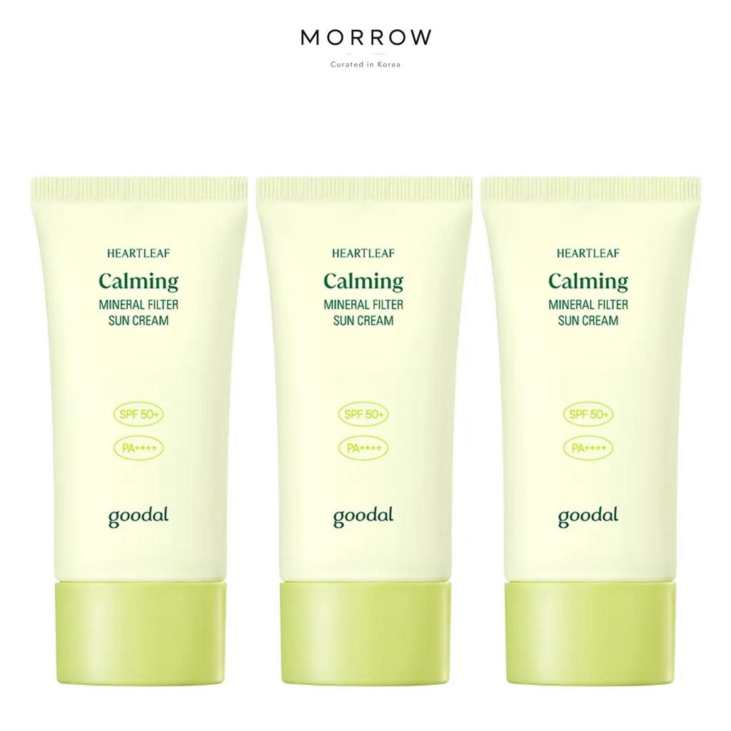 GOODAL Heartleaf Calming Mineral Sunscreen SPF50+ PA++++ Moisturizing Daily Sun Care 50ml