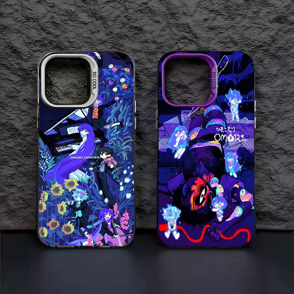 O-Omori Game Phone Cases For IPhone 17 16e 15 14 13 12 11 Plus Pro Max ProMax Colorful Covers