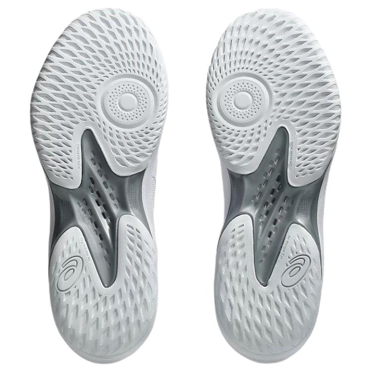 Asics Баскетбольные кроссовки Glide Nova FF 4 Унисекс Бело-синие кроссовки 1063A105-100