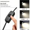 Регулируемый мини-прожектор 5 В USB LED для витрин с ювелирными изделиями и миниатюрных моделей