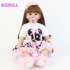 BZDOLL 60 см оригинальная силиконовая кукла реборн, игрушки, виниловая принцесса для малышей, живая Bebe для девочек, Bonecas, детский подарок на день рождения