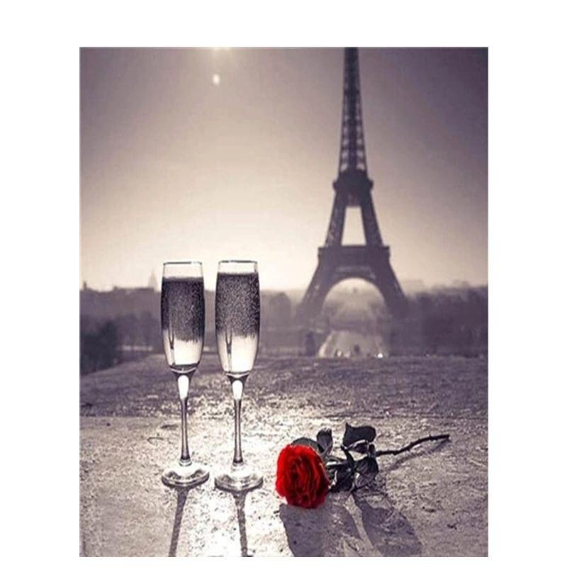 Diamond Painting Fruit Full Round Round Kit 5D Diy Diamond Embroidery Mosaic Red Wine Decorations Home