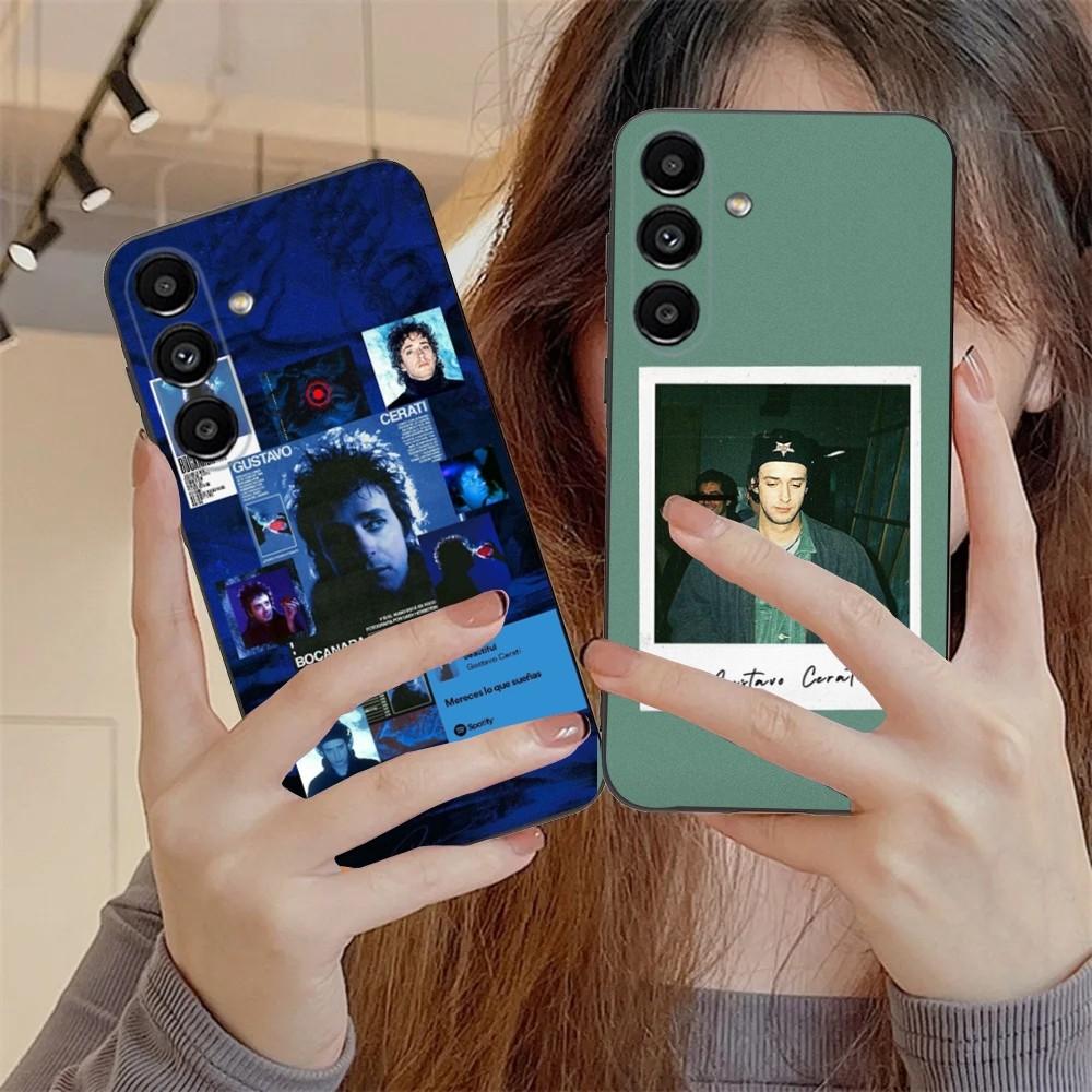 G-Gustavo Cerati Phone Case For Samsung S24,S21,S22,S23,S30,Ultra,S20,Plus,Fe,Lite,Note,10,9,5G Black Soft Cover