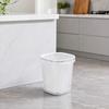 Thicken Transparent Trash Can Luxury Stripe Garbage Container Durable Dustbin  Home Living Room