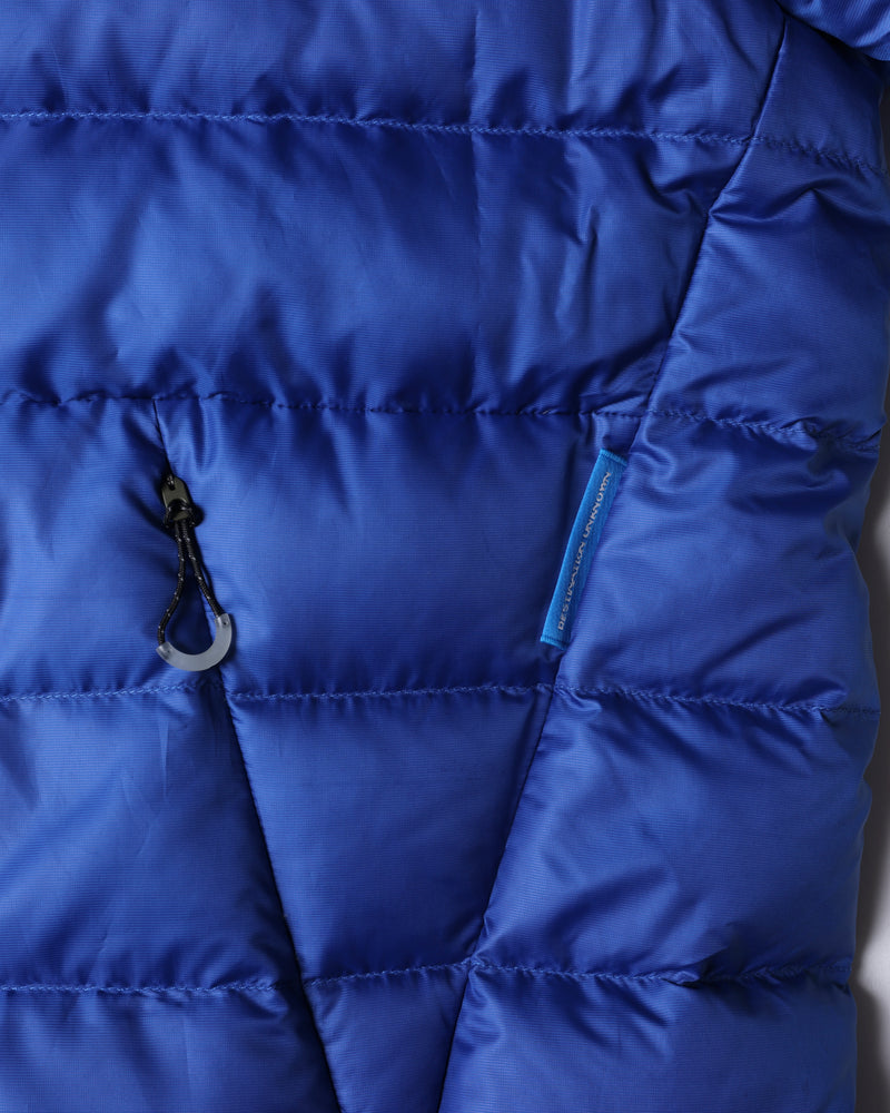 Chance Clothing Down Half Zip Hoodie - Blue