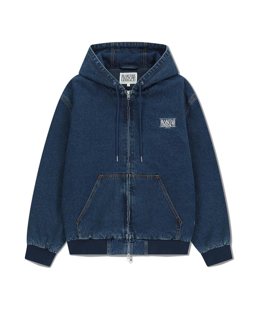 Marith + Franois Girbaud Denim Hoodie Jacket Blue