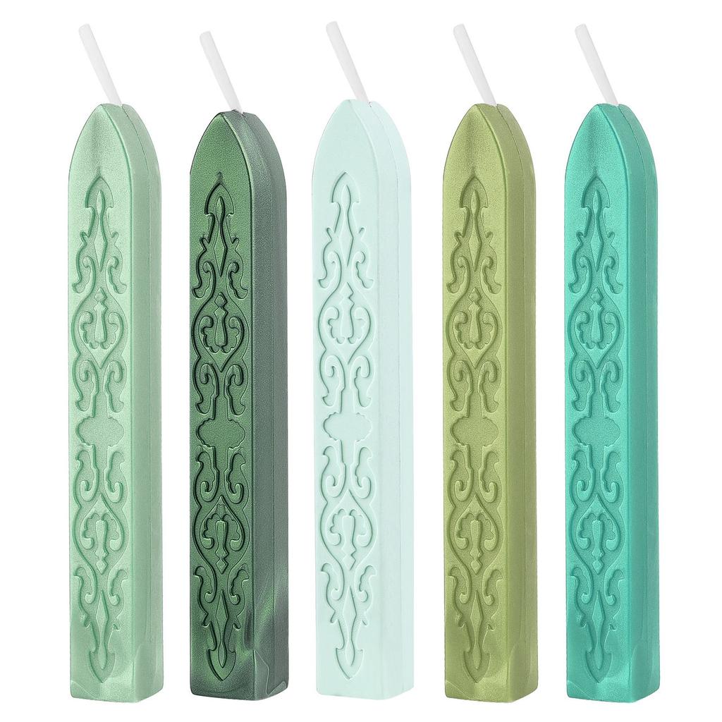 5 шт. восковых печатей, антикварные восковые печатей с фитилем для почтового письма, ретро-винтажная восковая печать, приглашение на свадьбу