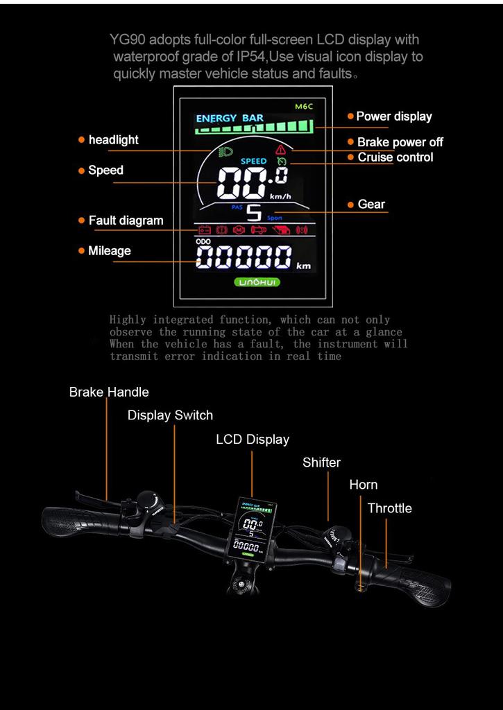 YG90-1000W-Новый 27,5-дюймовый электрический велосипед из алюминиевого сплава с полной подвеской 48 В 17 Ач литиевая батарея MTB Ebike