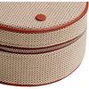 Hermes Evasion 14 Silver Buckle Cotton Makeup Bag Unisex Bags Cognac H103605MV02