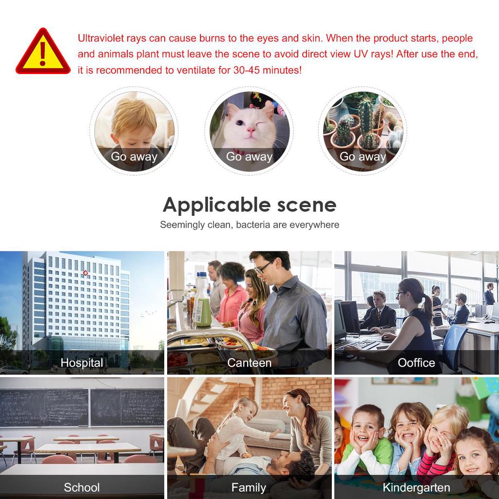 Quartz UV Lamp For Disinfection Bactericidal Ultraviolet Led Light Bulb UVC Sterilizer T5 Solarium Ultra Violet Mites Lighting EU Or US Plug