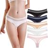 Beirou Хлопок Стрейч Сексуальные Спортивные Ягодицы Дышащие Красивые Женские Стринги Т-образной формы, Стиль, Поддержка, Удобные, Нижнее белье, Ягодицы, 3 шт./5 шт.
