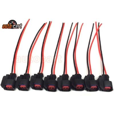 8 шт. EV6 EV14 USCAR Разъем топливной форсунки Пигтейл Жгут проводов Для Dodge LS2 LS3