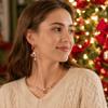 Adjustable Chain Christmas Jewelry Enamel Pendant Pendant Necklace  Festive Party