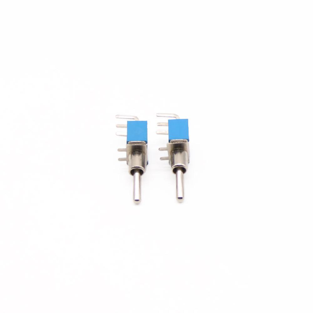 6A/250VAC вкл/вкл 2-позиционный SPDT прямоугольный 3-контактный тумблер для монтажа на печатную плату