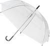Midori Sansho Transparent Vinyl Jump Black Hand Rib 65cm Umbrella, Umbrella, #408