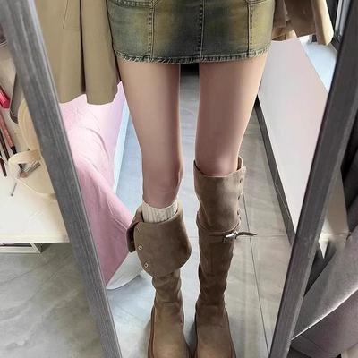 Ботинки Пустоши женские осенне-зимние новые увеличивающие рост рыцарские ботинки легкие и универсальные модные маленькие высокие ботинки