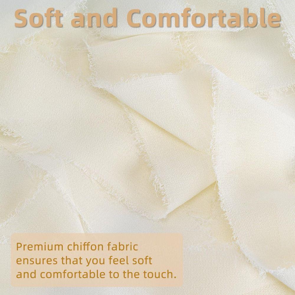 3 рулона 5 м бахромчатой шифоновой шелковой ленты, сделанная вручную мохнатая шифоновая лента, шифоновая лента для свадебных букетов