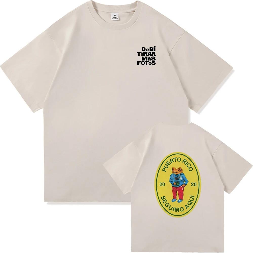 Bad Bunny 2026 DTMF World Tour Printed Tshirt for Fans 2026Summer New Unisex Women Luxury Cotton Oversize Tshirt Y2K Unisex Shirt
