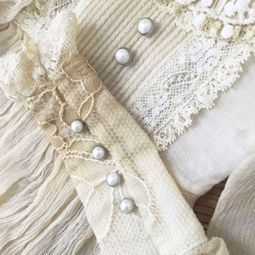 Dollhouse Miniature DIY Doll Clothes Pullip Clothing Sewing Mini Pearl Buttons Bjd Blythe