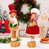 Seasonal Gingerbreads Man Gnomes Scalable Holiday Gingerbreads Man Gnomes Plush Doll Ornament for Table Display