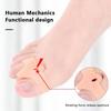2Pcs Silicone Gel Double Ring Thumb Corrector Bunion Foot Toe  Protector Separator Finger Straightener Adjuster