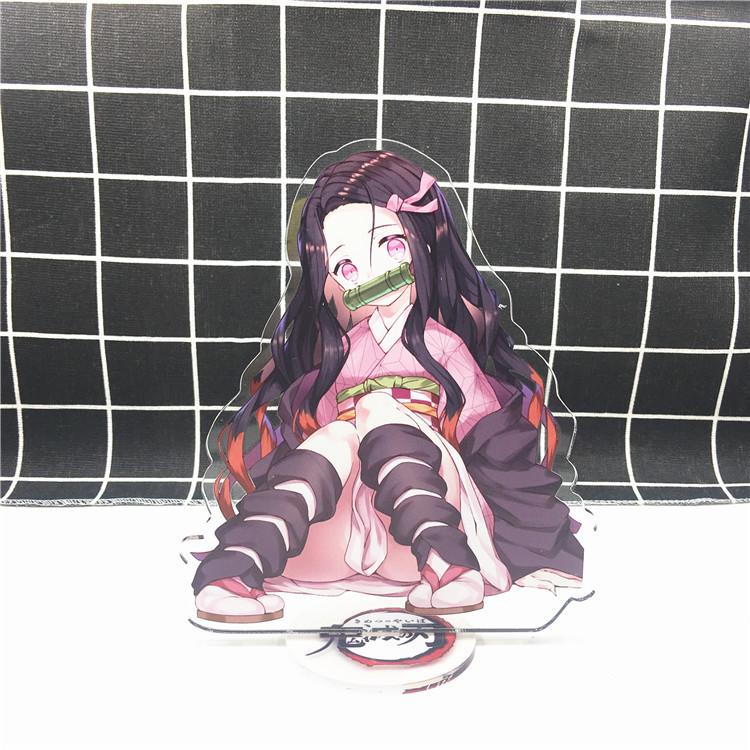 Акриловая подставка с изображением Танджиро и персонажей из «Истребителя демонов» — Идеально для украшения стола и в качестве подарка