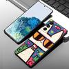 Чехол для телефона 'Кошки собираются' в стиле восковых мелков для Samsung S25 Edge 24 23 22 21 20 Ultra Plus Fe Galaxy A54 53 34 25 16 Силиконовый чехол
