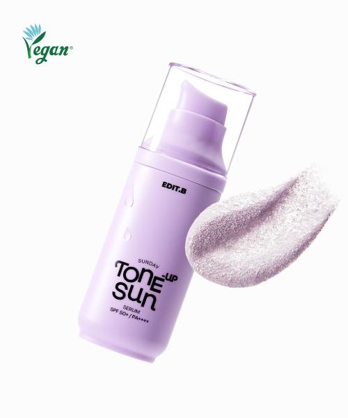 [EDIT.B] Солнцезащитная сыворотка с фиолетовым оттенком Sunday Violet 55 мл [SPF50+/PA++++]