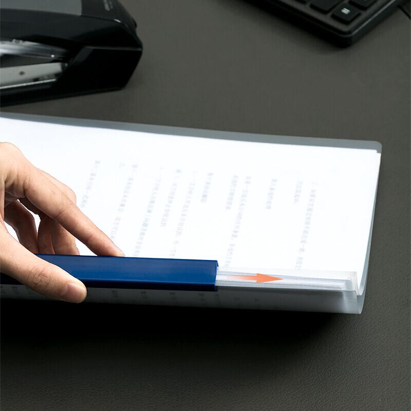 Deli A4 Slide Binder Report Files, 5-Pack