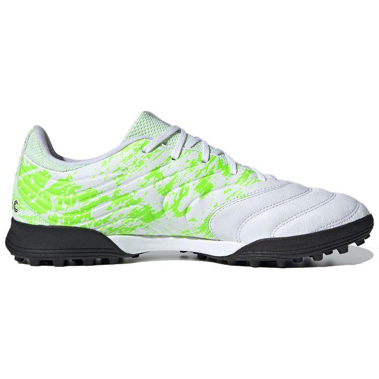 Adidas Copa 20.3 Round Toe Comfortable TF (Rubber Studs) Non-Slip Durable Football Shoes Men Football Shoes White Green Black G28533