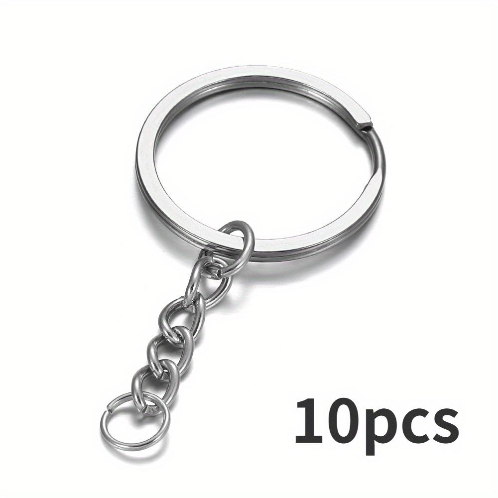 10-20 шт. брелок длиной 30 мм круглый открытый брелок DIY ювелирные изделия брелок кулон брелок кулон металл