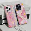 Ретро Масляная Живопись Цветы Чехол для Телефона Для IPhone 16 15 14 13 12 11 Pro Max Plus Samsung S24 S23 Ultra Глянцевый HD Жесткий PC Чехол