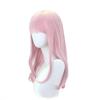 Kaguya-sama Love Is War Chika Fujiwara Cosplay Wig for Women Girl's Synthetic Hair 60cm Long Straight Anime Cos Party Wig Pink