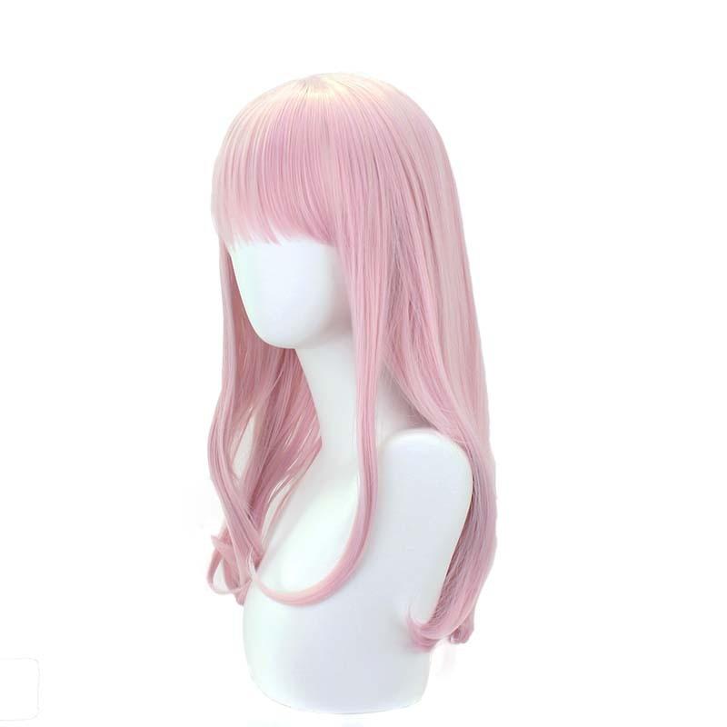 Kaguya-sama Love Is War Chika Fujiwara Cosplay Wig for Women Girl's Synthetic Hair 60cm Long Straight Anime Cos Party Wig Pink