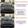 Hood Scoop Car Hood Vent Universal Air Intake Grille Inlet Trim Decor Cover Turbo Bonnet Vent Cover Accessory (Black)