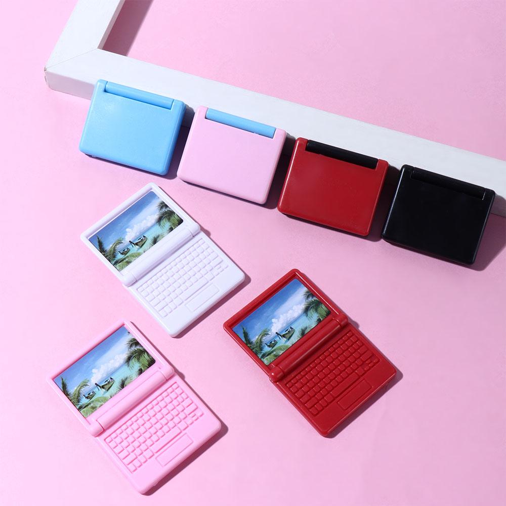 Diy Accessories Doll House Decoration Crafts Simulation Laptop Dollhouse Furniture Dollhouse Miniature Dollhouse Computer