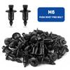 Xislet 120pcs Plastic Fender Clips Body Rivets for UTV ATV Motorcycle Sport Bike Push
