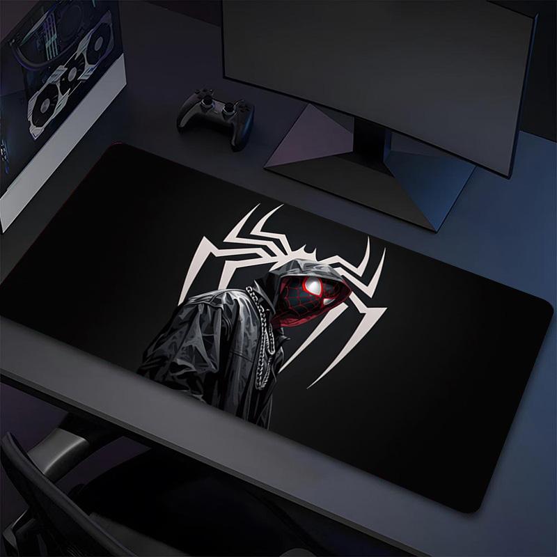 Spiderman Xl Gaming Mouse Pad Nonslip Rubber Base Stitched Edge Waterproof Desk Mat For Pc Laptop Gamer Office Computer Accessories
