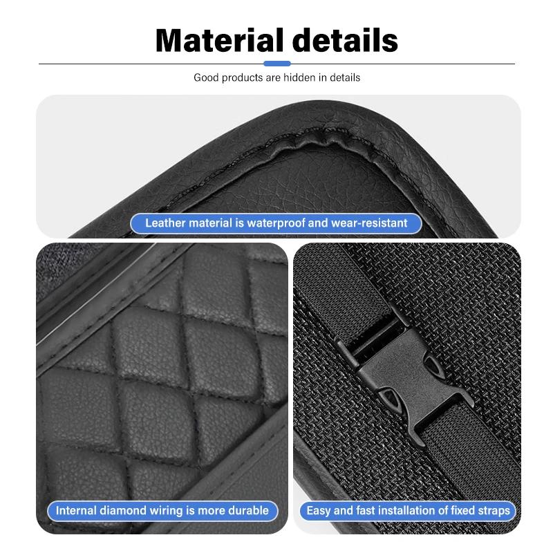 Leather Car Tissue Storage Box Seat Back Paper Water Cup Bag For Citroen Jumper Celysee Cactus Picasso Aircross Saxo Grand aiu256