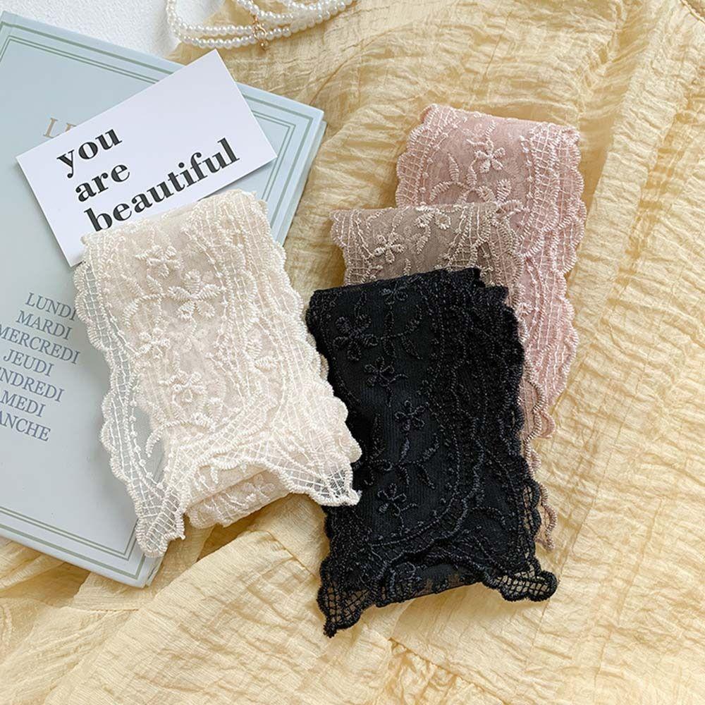 Floral Lace Scarf Elegant Neckerchief Fashion Hair Ribbon for Women