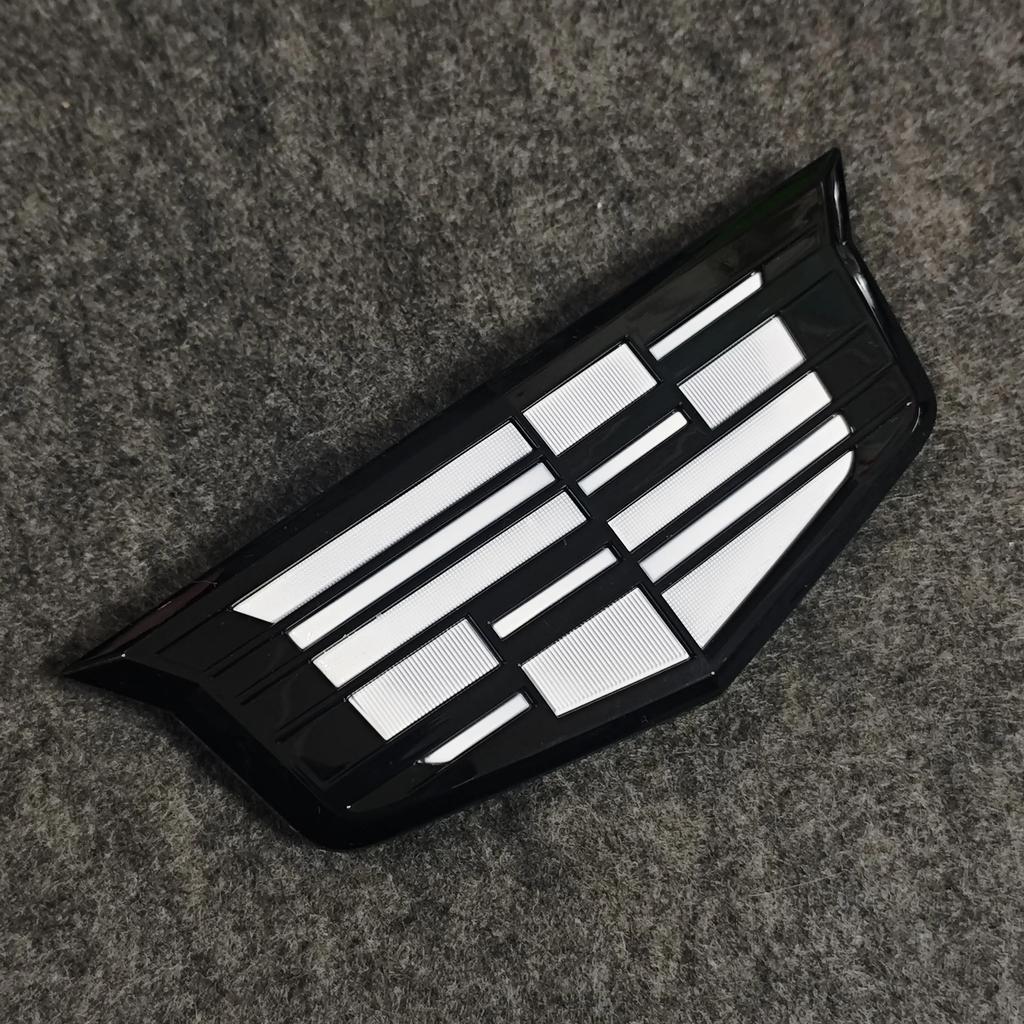 AABHY1 Metal New Car Front Hood Grille Emblem Rear Trunk Badge Cover for Cadillac CT4 CT5 XT5 XT6 XTS ATS-L Sticker Accessories