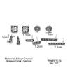 5 пар комплект, винтажные серьги-гвоздики для женщин, ювелирные изделия из букле д'орей, богемный комплект серег с резным цветком и опалом, комплект капель Brincos