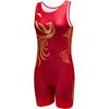 Wrestling Competition Sports Training Bodysuit Women Activewear Red 462440921-1