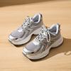 Platform Sneakers Women's Spring and Autumn 2025 New Small Versatile Korean Version of Thin and High Breathable Mesh Dad Shoes