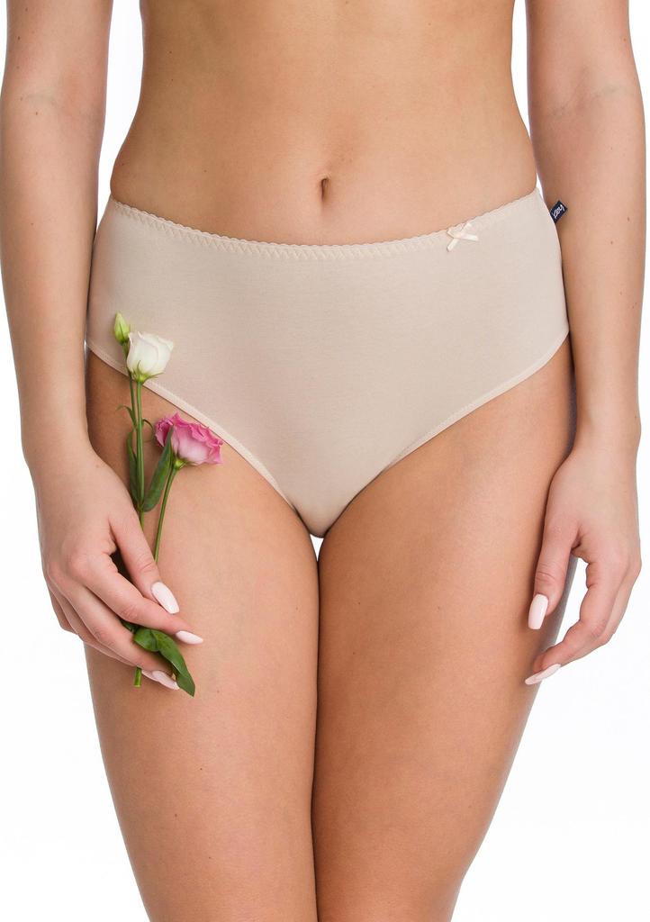 Wyższe gładkie figi damskie (2 pack) LPC 110
