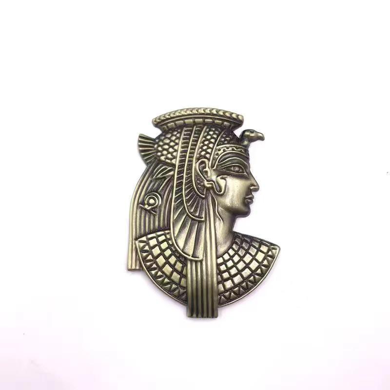 Расписанный вручную полимерный магнит на холодильник «Пирамиды и Сфинкс в Египте» - Туристический сувенир. Бесплатная доставка!