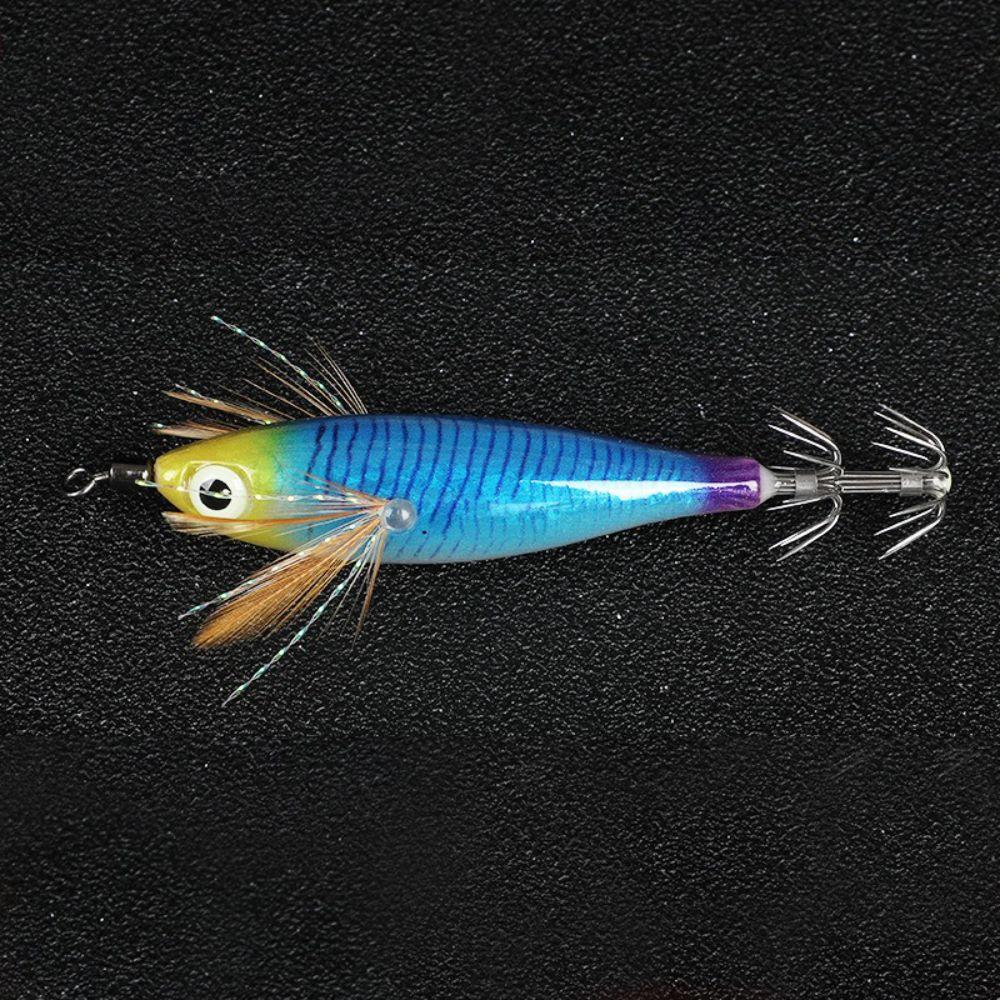 2pcs/set Squid Jig Jig Hook Shrimp Lure Effective Fishing Lure Saltwater Fishing