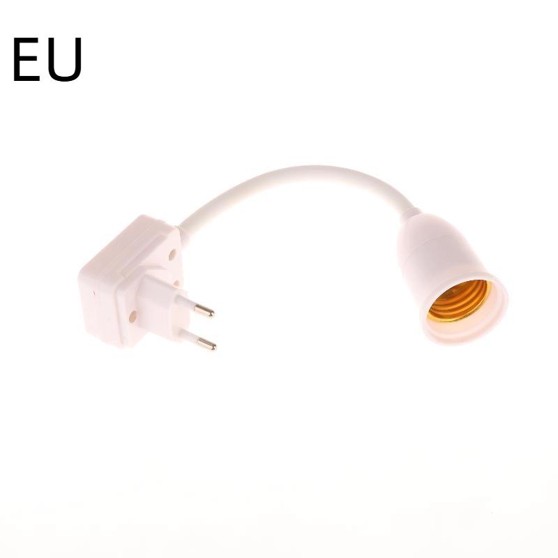 1 шт. Вилка США в патрон для лампы E27, переходник, светодиодная лампа, настенный гибкий держатель для лампы, конвертер с выключателем, гнездо для светодиодной лампы-головки