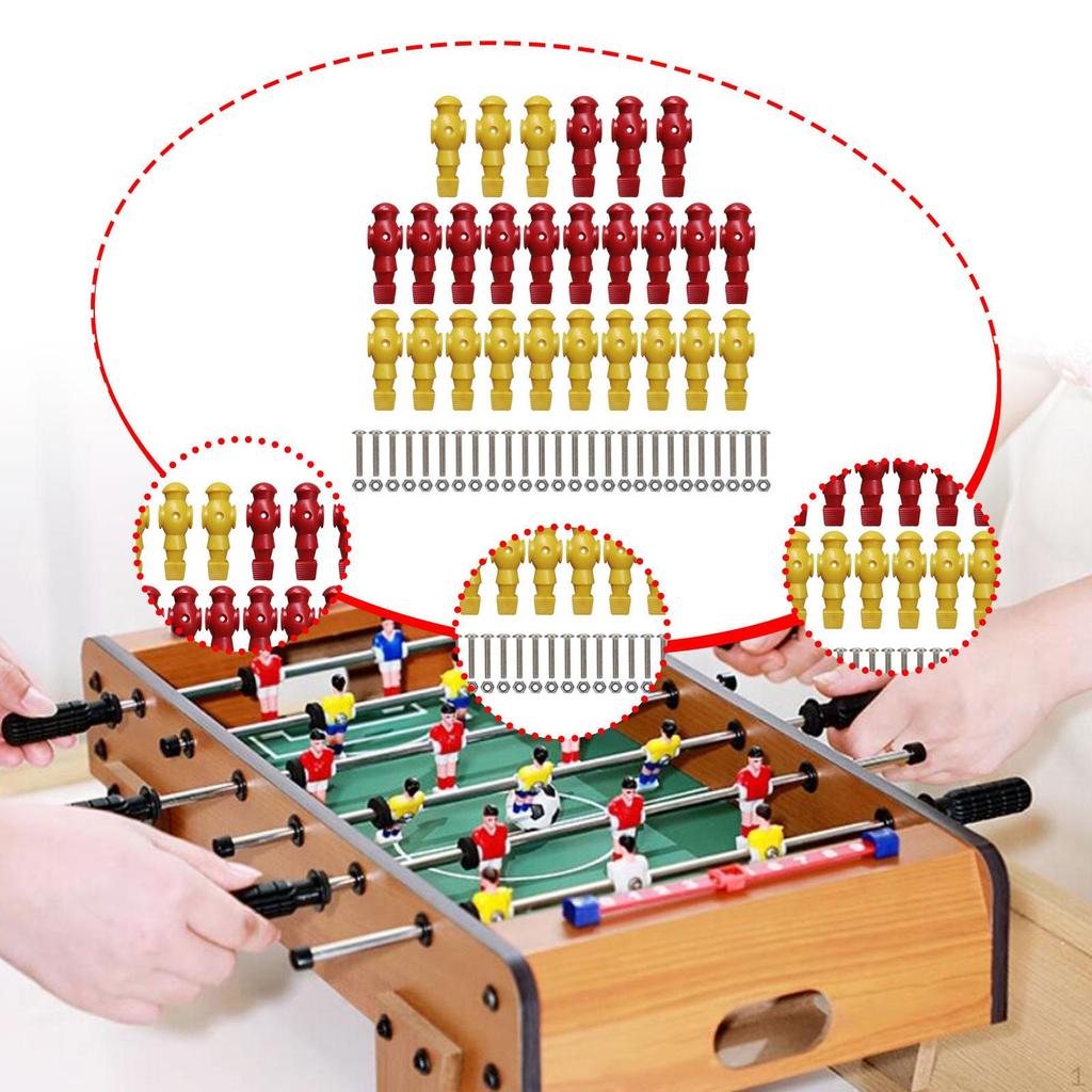 26 Count Table Soccer Player Figures for Foosball Game Parts